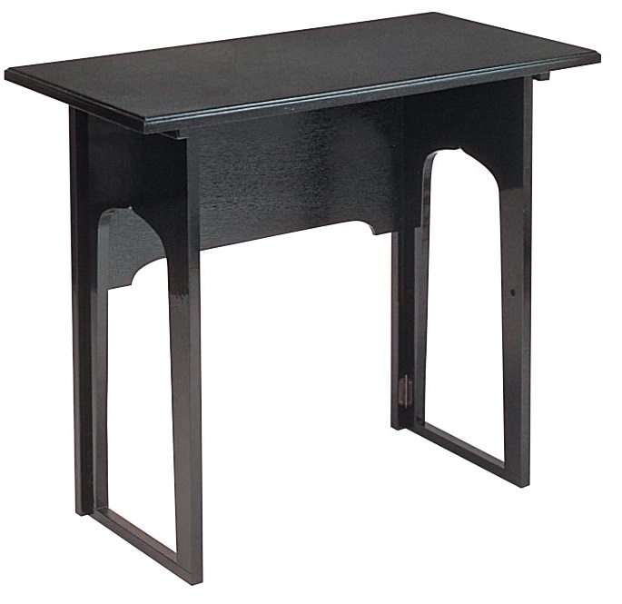 写経机 R-30 黒塗 折畳式 幅90×奥行45×高さ70cm【寺院 仏具 テーブル