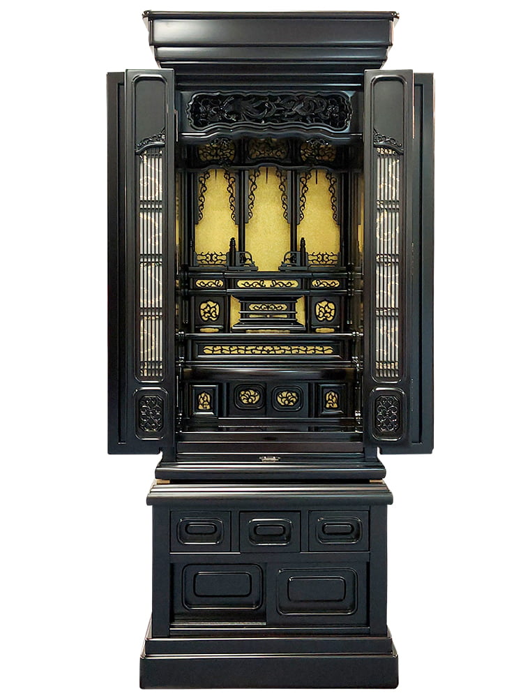 唐木仏壇・大国Z- 伝統の良さを受け継いだ精巧な彫刻が特徴の伝統型