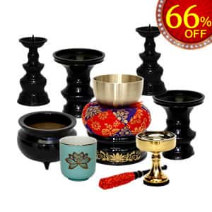 仏壇用の仏具9点（11点）真鍮製を中心としたオリジナルセット