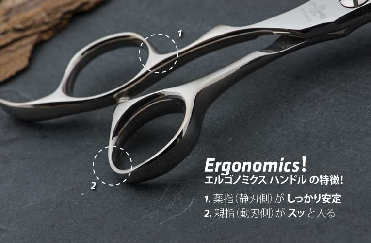 DOWA GT-SL 立体 コバルト 剣刃シザー 左利き用 レフティ｜美容ハサミ
