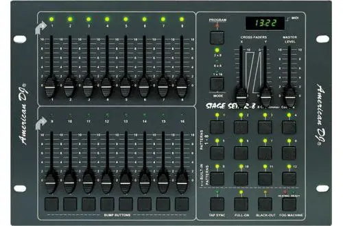 American DJ STAGE SETTER-8 8 Channel DMX Dimmer Board