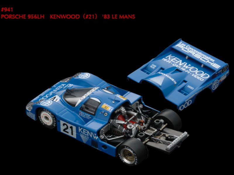 941 PORSCHE 956 LH (#21) 1983 LE MANS 3RD