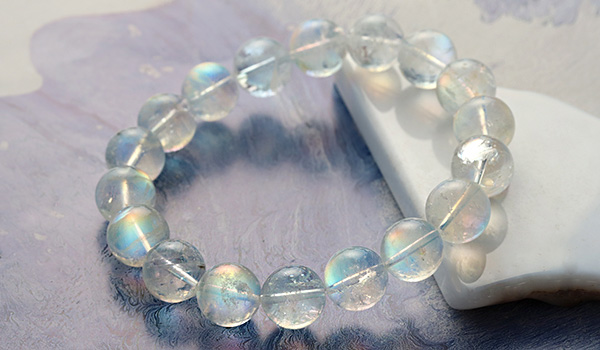 一点もの】【特選品】大玉ブレス（ロイヤルレインボームーンストーンPG