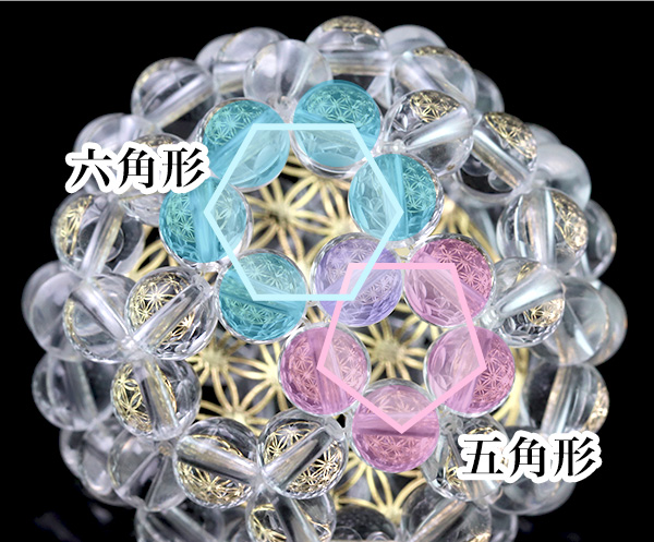 バッキーボール「賢者の石」inフラワーオブライフ|パワーストーンの