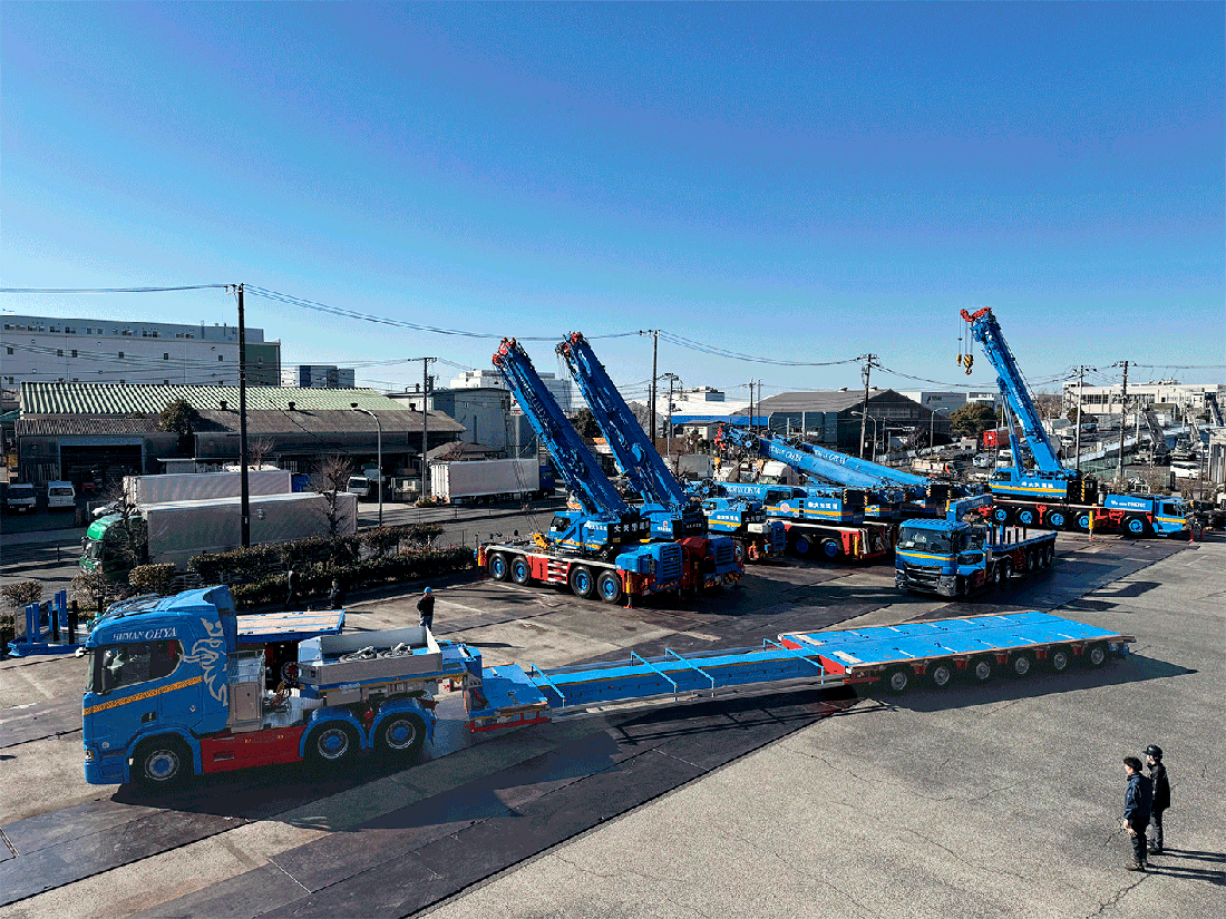 株式会社 大矢運送 | 国内初！標準荷台幅3mのNOOTEBOOM製6軸伸縮式セミ