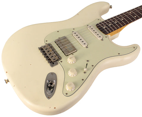 Nash S63 Guitar, Olympic White, HSS | Humbucker Music