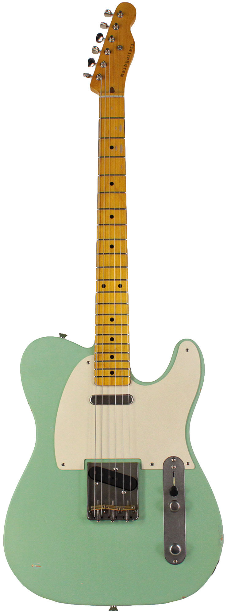 Nash T57 Guitar, Surf Green, Light Aging | Humbucker Music