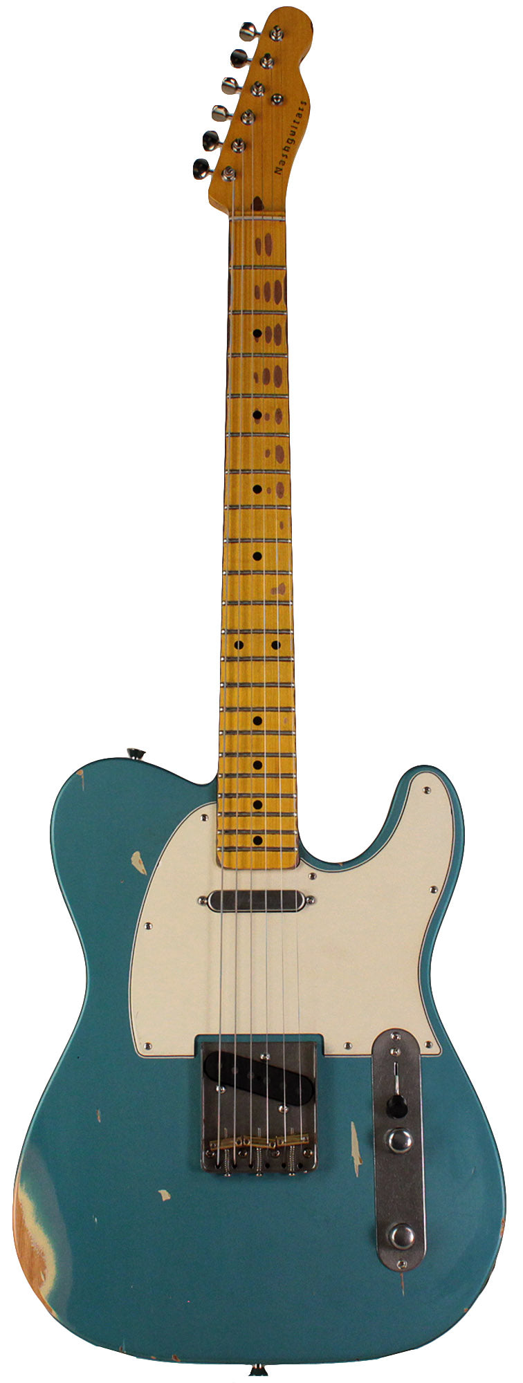Nash T57 Guitar, Ocean Turquoise, Medium Aging | Humbucker Music