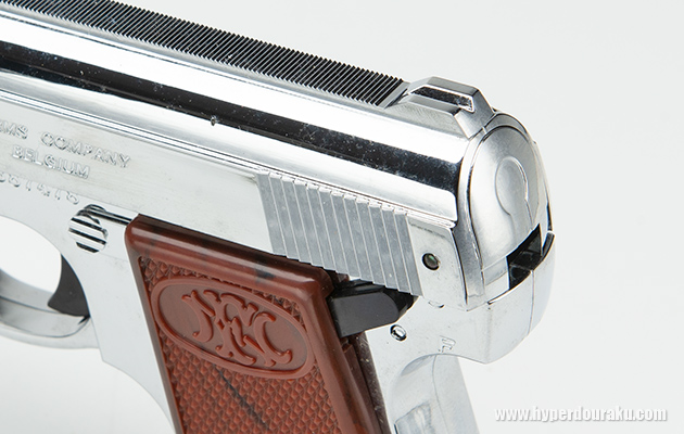 ヨネザワ ブローニングベビー カスタム/ゴールド ビンテージ エアガン