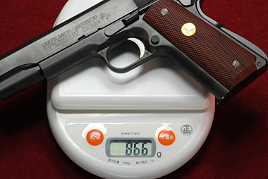 コルト ガバメント シリーズ70 カーボンブラック WA ガスガン エアガン