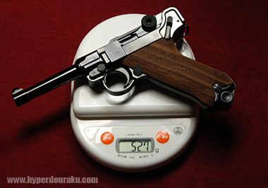 ルガーP08 4インチ スチールフィニッシュ タナカ ガスガン エアガン