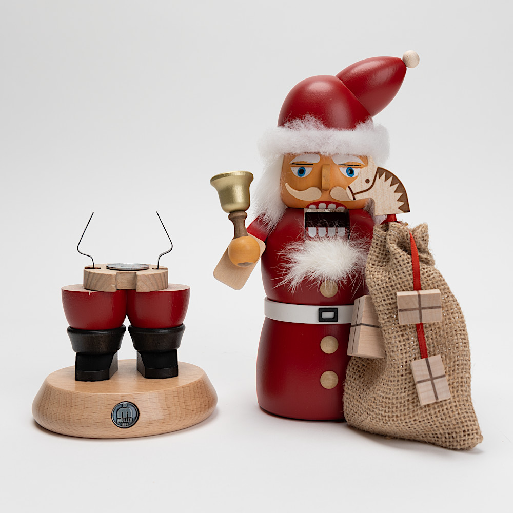 煙出しくるみ割り人形 サンタクロース：生活・くらし：百町森