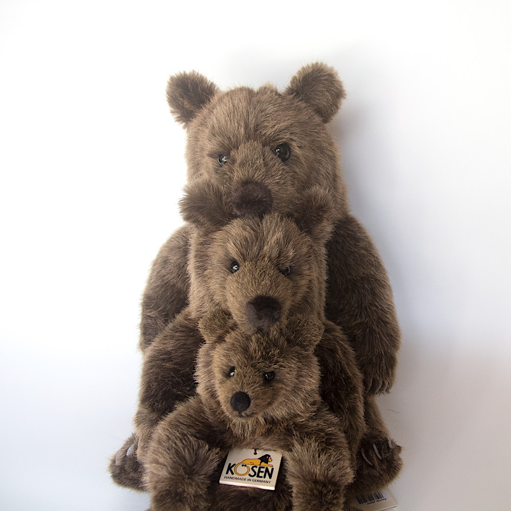 4600 ソフトブラウンベア（大）：おもちゃ：百町森