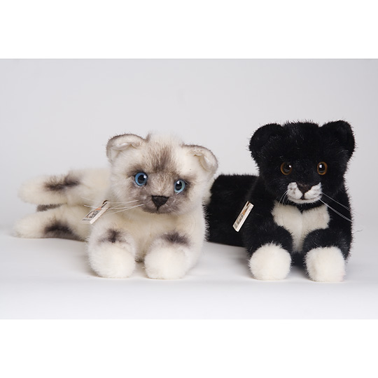 6100 ねそべり猫（小）ヒマラヤン：おもちゃ：百町森