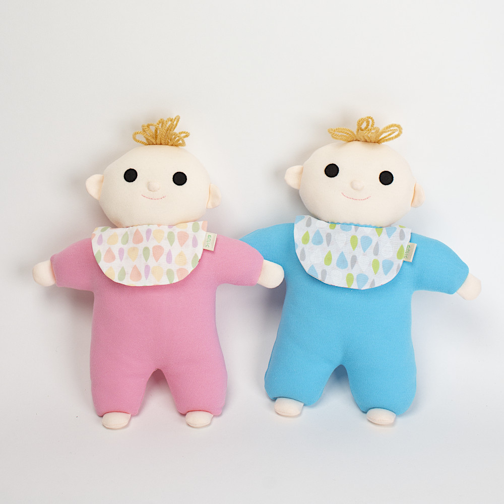 完成品】赤ちゃん人形(ブルー) ：おもちゃ：百町森