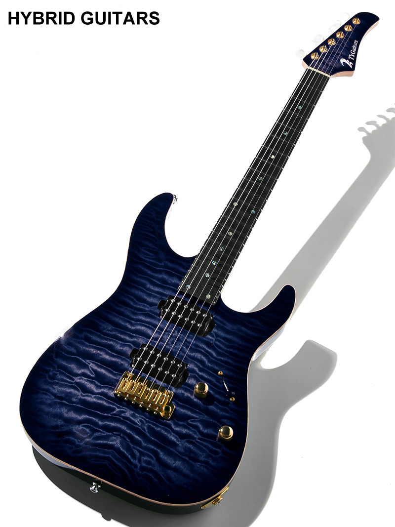 T's Guitars DST-Pro 24 Custom Whale Blue Burst 2018 中古｜ギター