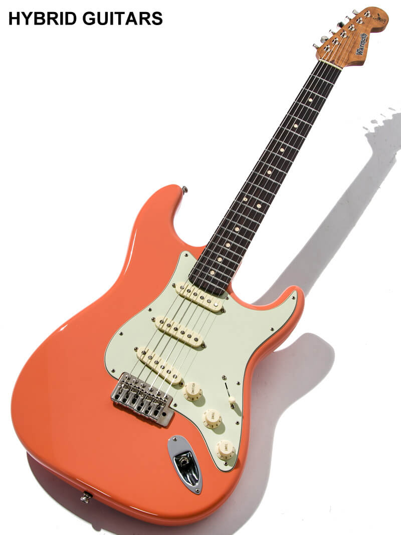 Warmoth 60's Stratocaster Roasted Flame Maple Neck Feded Fiesta