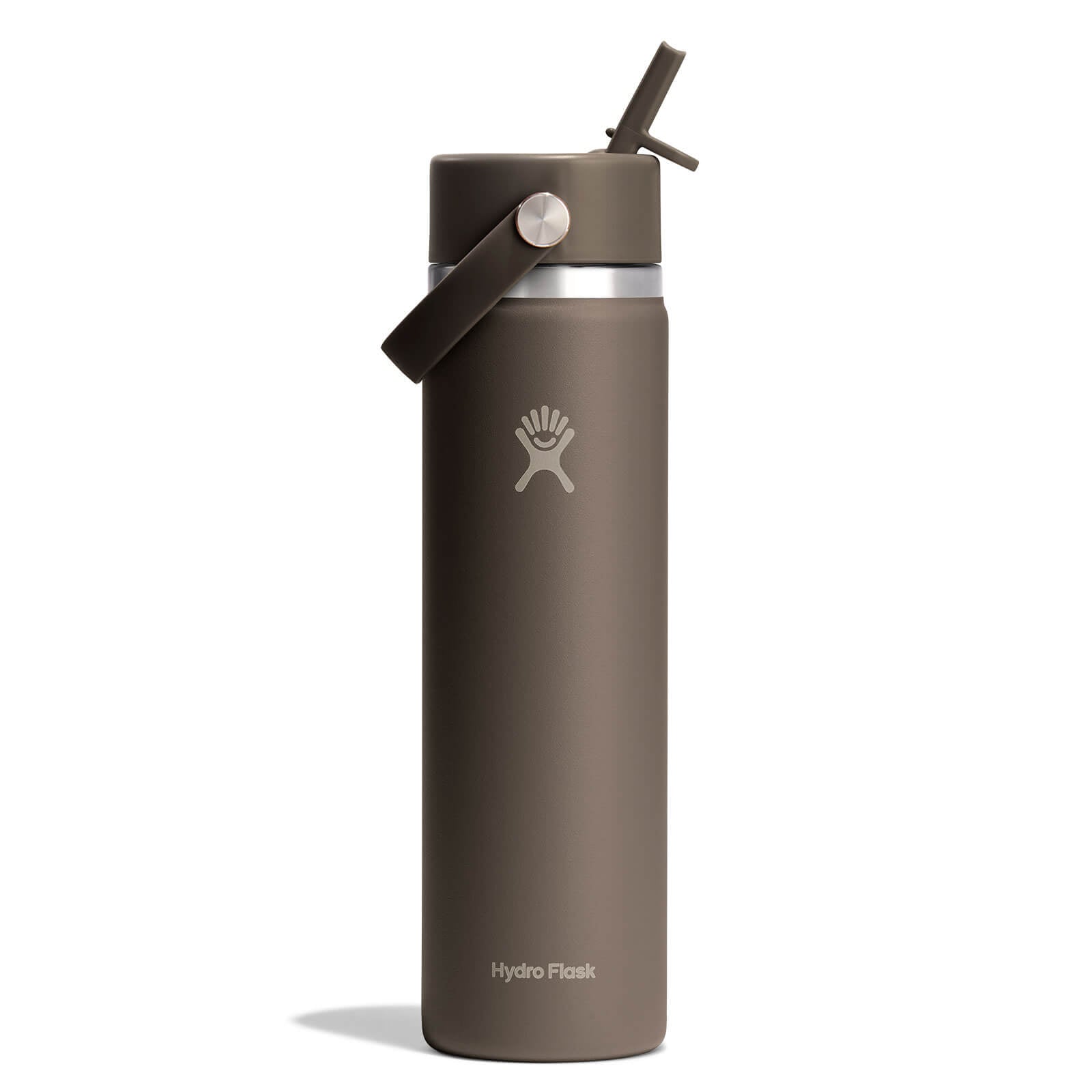 24 oz Wide Mouth Water Bottle w/ Flex Straw Cap | Hydro Flask