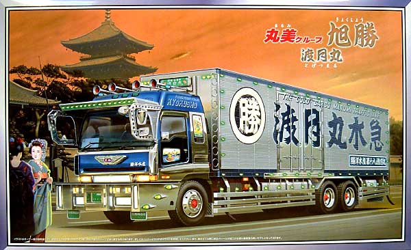 1/32 大型デコトラ 丸美グループ 旭勝 渡月丸 (ロングシャーシ
