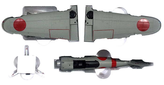 マルシン 零式艦上戦闘機 21型 空母 赤城 戦闘機隊 1/48 金属製大戦機