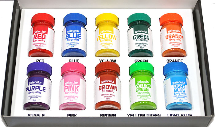 ガイアカラー 10周年記念 カラーセット (10色) ガイアノーツ (gaianotes)