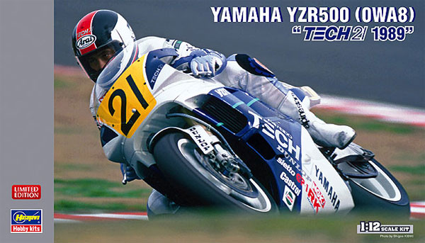 ハセガワ ヤマハ YZR500 (OWA8) TECH 21 1989 1/12 バイク 限定生産