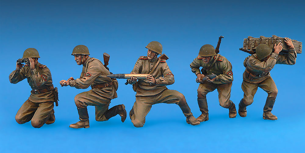 1/35 WW2 ミリタリーミニチュア ソビエト軍 砲兵 スペシャル