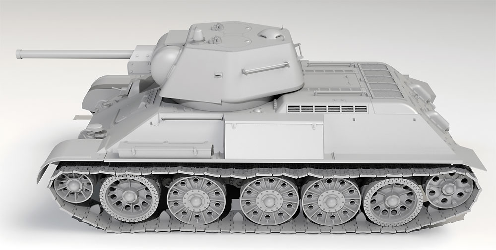 ICM ドイツ Pz.Kpfw. T-34-747r 1/35 ミリタリービークル・フィギュア