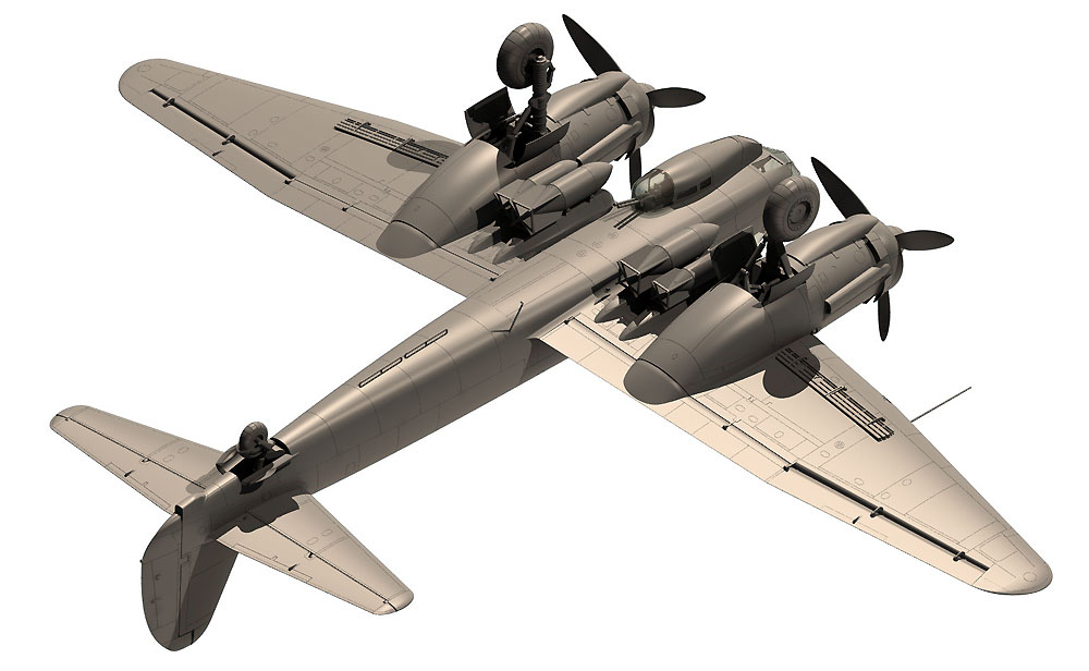 1/48 エアクラフト プラモデル ユンカース Ju88A-4 爆撃機 枢軸国軍