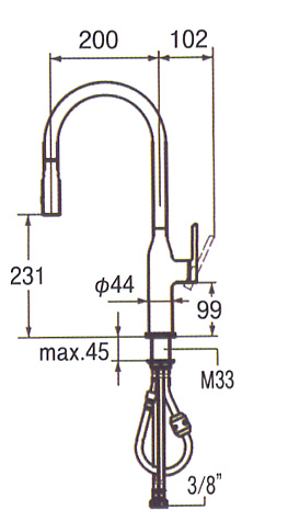 SIN KWC ケー・ダブル・シー スイス キッチン用混合栓