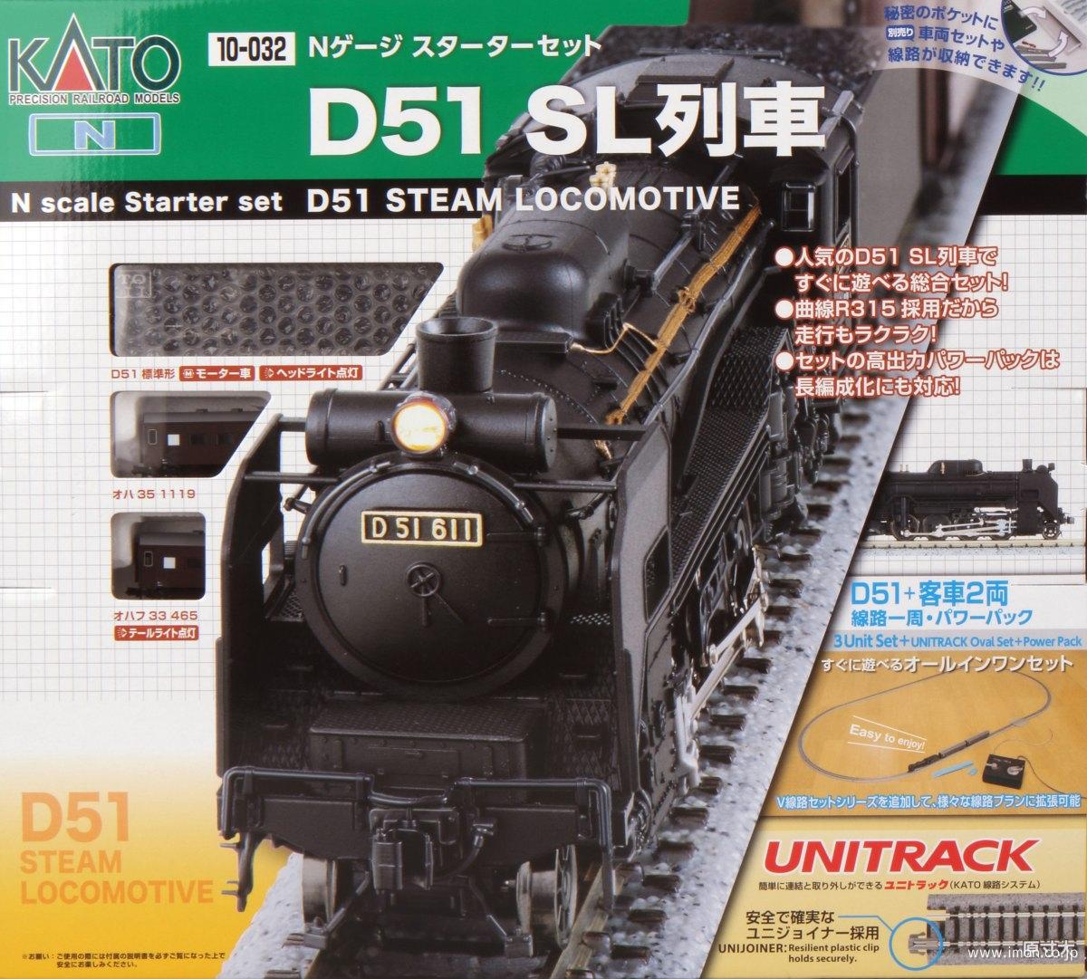 スターターセット＿D51 SL列車 | 鉄道模型店 Models IMON