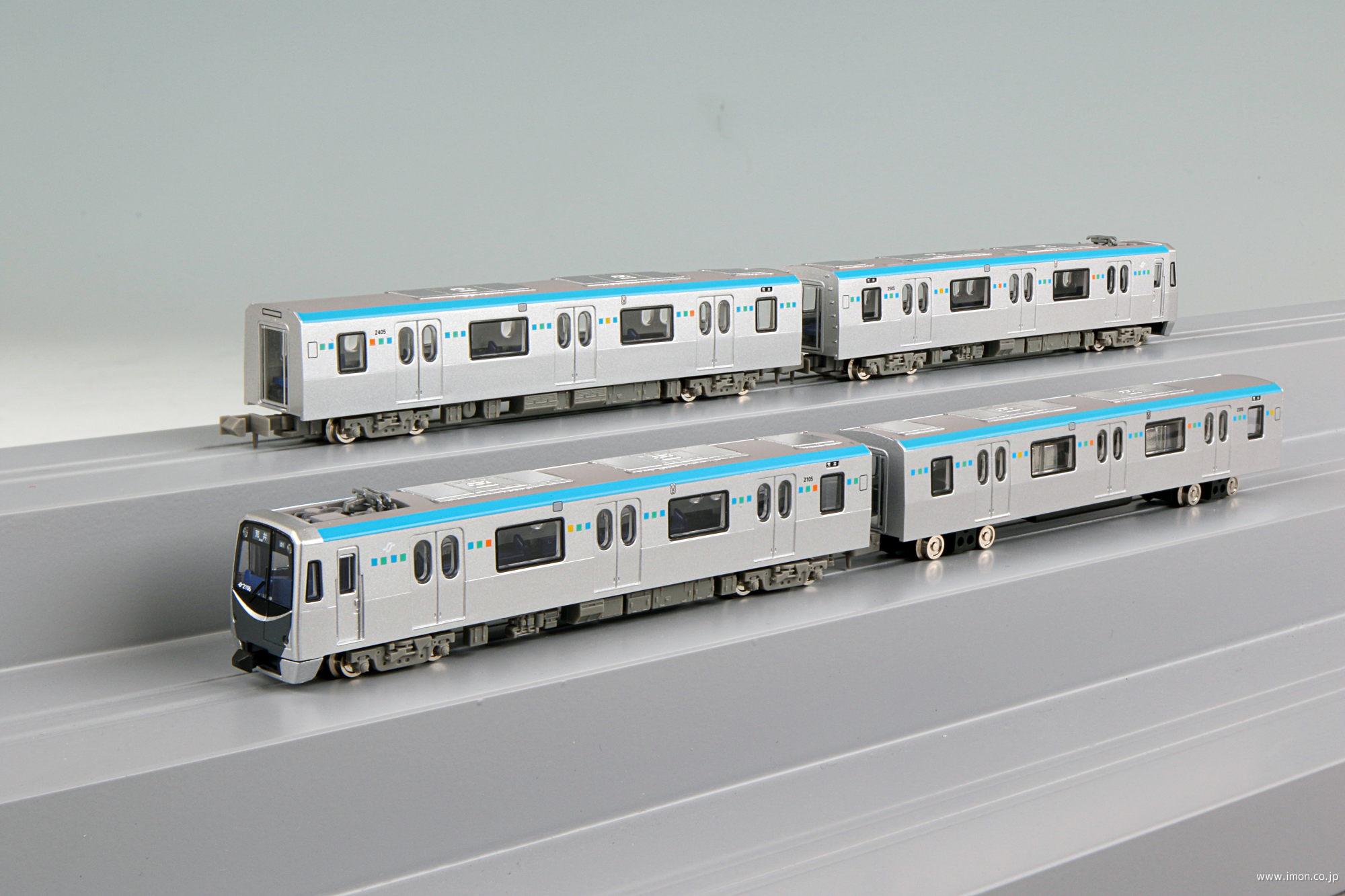 仙台市交通局2000系・銀帯4両A | 鉄道模型店 Models IMON