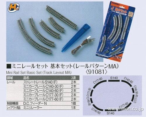 91081 ミニレール基本セットMA | 鉄道模型店 Models IMON