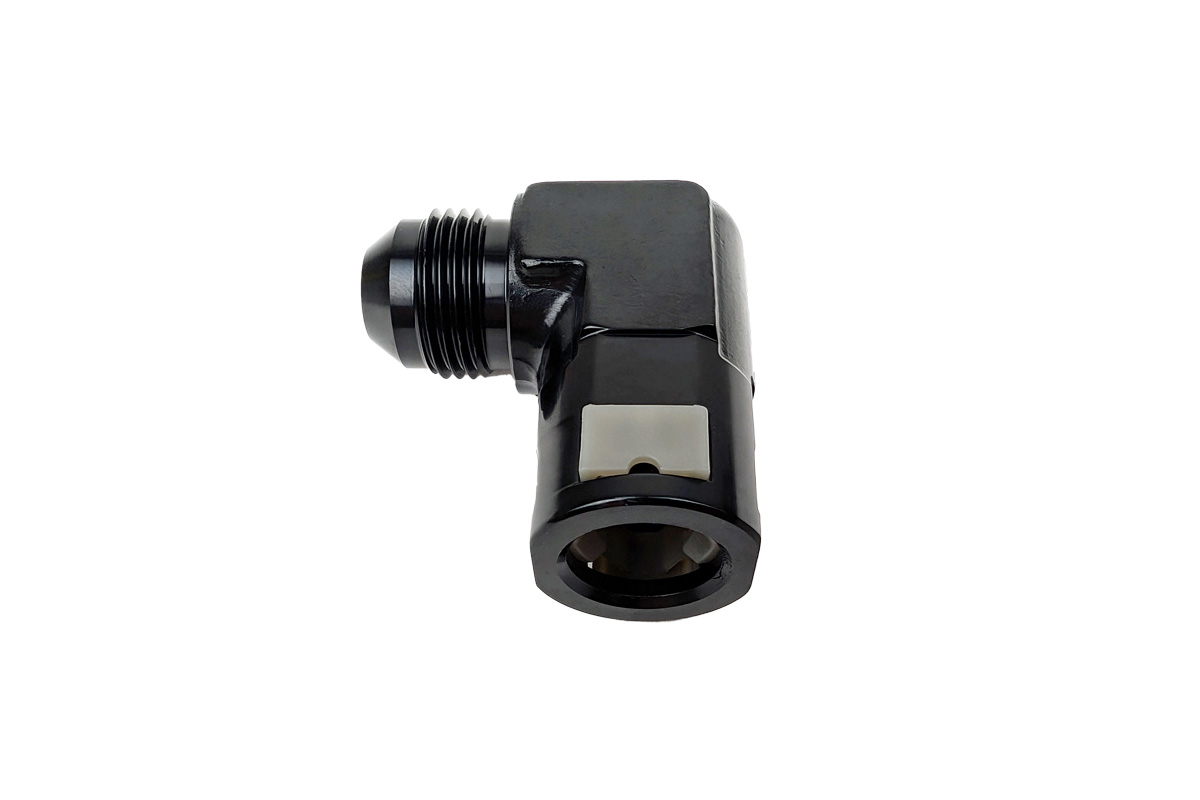 RaceFlux 90 degree -6AN Male Flare to 3/8'' Quick-Connect Female