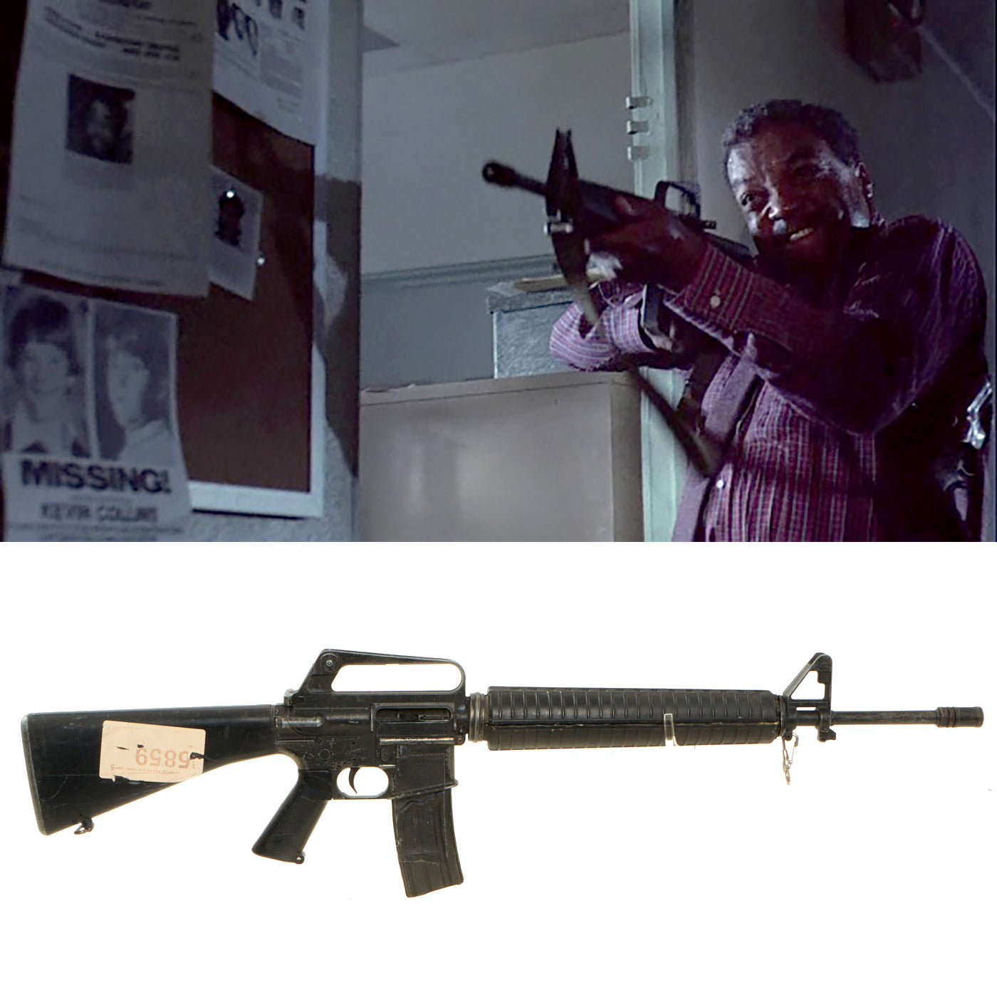 Original Film Prop MGC (ModelGuns Corporation) M16A1 From Ellis