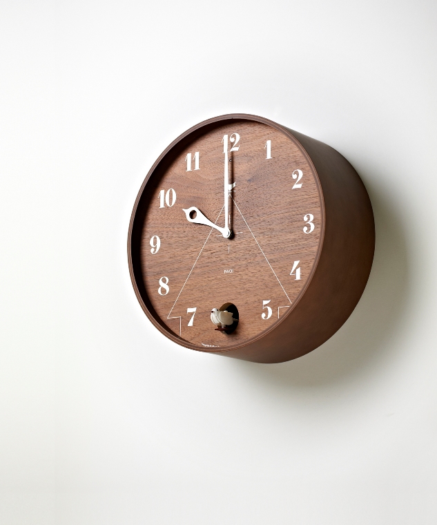 鳩時計 Lemnos レムノス カッコー掛け時計 PACE パーチェ LC11-09BW