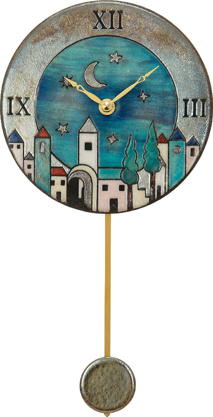 アントニオ・ザッカレラ陶器振り子時計ZC101-A04/時計 掛け時計