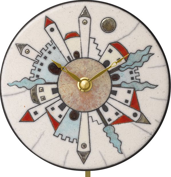 アントニオ・ザッカレラ陶器振り子時計ZC917-003/時計 掛け時計