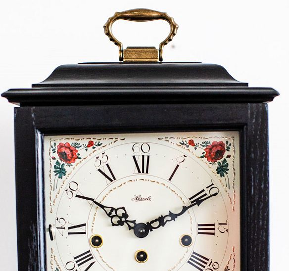 ヘルムレHERMLE置き時計 テーブルクロック ブラック 22915-V80340