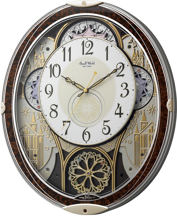 文字盤が360度回転します！からくり時計スモールワールド ノエルN
