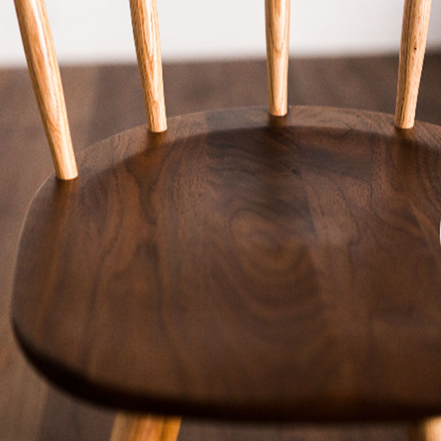 回転ダイニングチェア ナガノインテリア REAL DC341-0W – 家具の