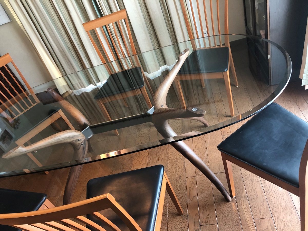 ポラダ レトロ ツー ダイニングテーブル、デヌオリビングテーブル