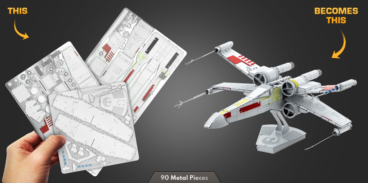 X-Wing Starfighter Star Wars Metal Earth Premium Series - Innovatoys