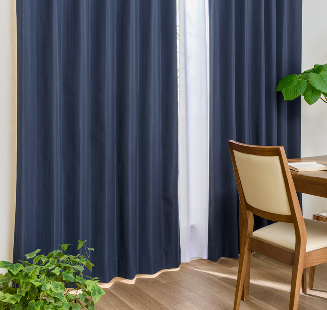 遮光率100% 完全1級遮光カーテン 防音・断熱効果のある1級遮光カーテン