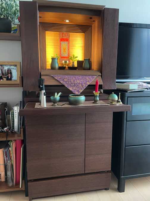 スタイリッシュな家具調モダン仏壇「リガート」 上置18号