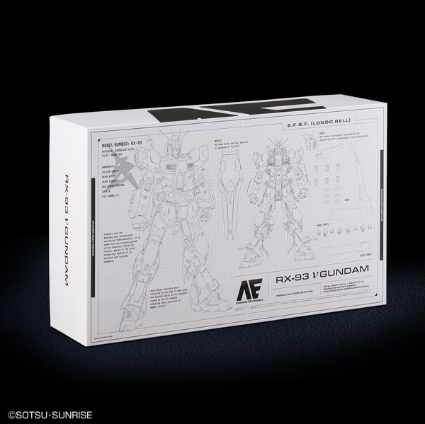 究極のガンプラ「PG UNLEASHED 1/60 νガンダム」は、パッケージまで