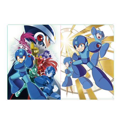 歴代ロックマンとロールが描かれたクリアファイル発売決定！『逆転裁判