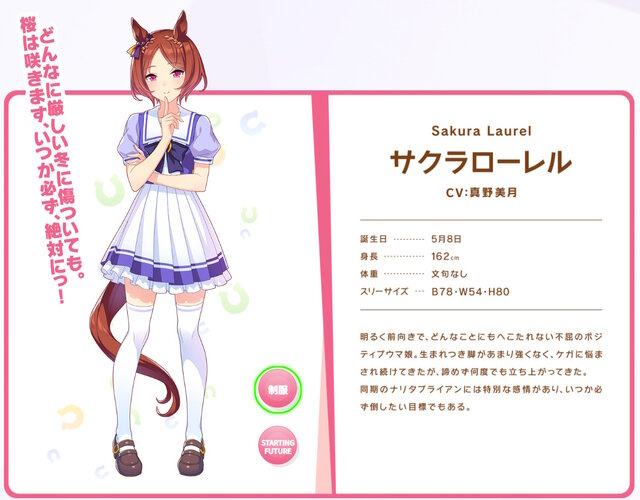 ウマ娘』新たに「サクラローレル」実装決定！幾度もの挫折を乗り越えた