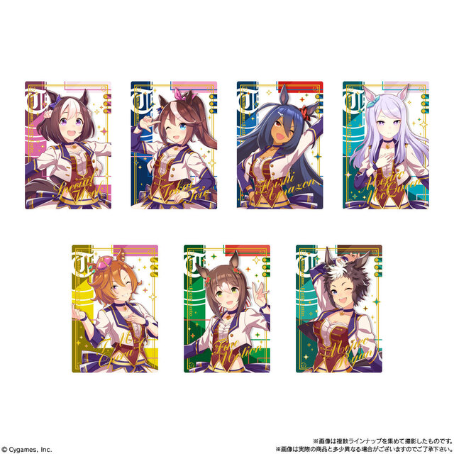 ドレス衣装”の『ウマ娘』たちが、箔押し仕様の豪華カードに