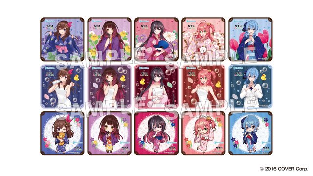 ホロライブ・ときのそら、星街すいせいたちが浴衣やバスタオル姿に